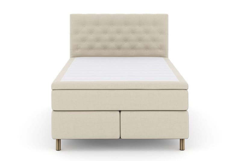 Select No 5 Komplett Sängpaket 160x200 Fast Watergel - Beige/Koppar - Products - Möbler - Säng - Kontinentalsäng