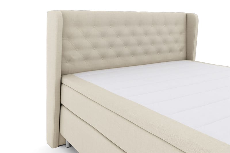 Select No 5 Komplett Sängpaket 180x200 Fast Watergel - Beige/Metall - Products - Möbler - Säng - Kontinentalsäng