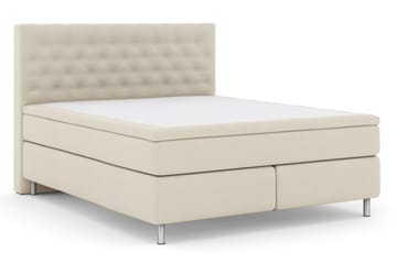 Select No 5 Komplett Sängpaket 180x200 Fast Watergel - Beige/Metall - Products - Möbler - Säng - Kontinentalsäng
