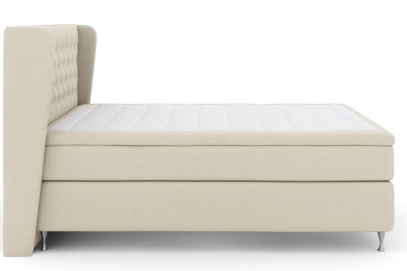 Select No 5 Komplett Sängpaket 180x200 Fast Watergel - Beige/Silver - Products - Möbler - Säng - Kontinentalsäng
