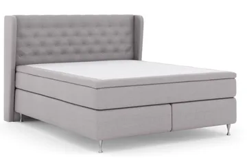 Select No 5 Komplett Sängpaket 180x200 Fast Watergel - Ljusgrå/Silver - Products - Möbler - Säng - Kontinentalsäng