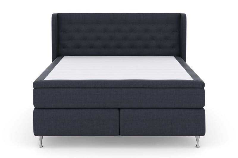Select No 5 Komplett Sängpaket 210x210 Fast Latex, Blå/Silver