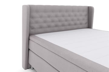 Select No 5 Komplett Sängpaket 210x210 Fast Latex - Ljusgrå/Metall - Products - Möbler - Säng - Kontinentalsäng