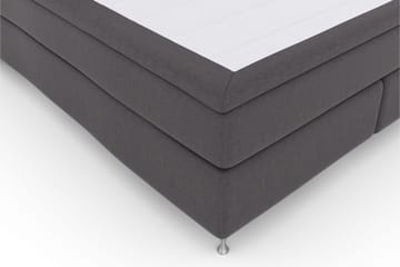 Select No 5 Komplett Sängpaket 210x210 Fast Latex - Mörkgrå/Silver - Products - Möbler - Säng - Kontinentalsäng