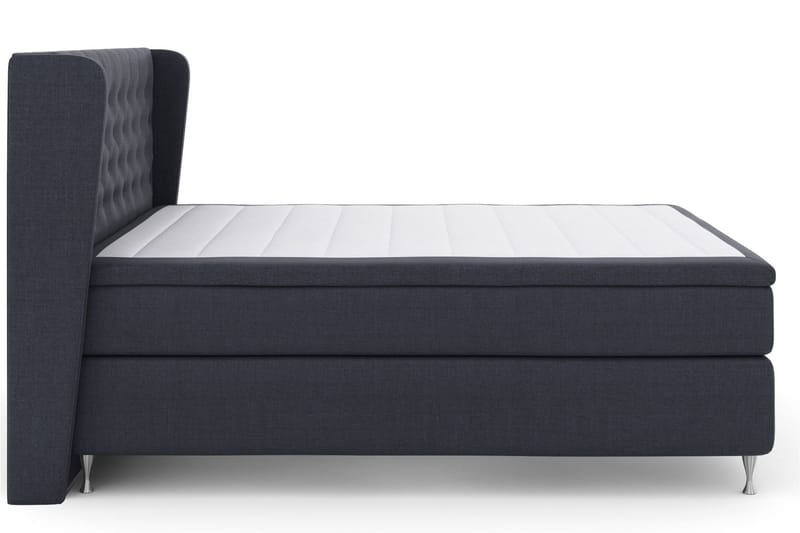 Select No 5 Komplett Sängpaket 210x210 Fast Watergel - Blå/Silver - Products - Möbler - Säng - Kontinentalsäng