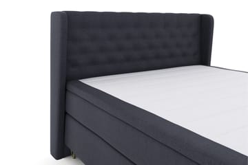 Select No 5 Komplett Sängpaket 210x210 Fast/Medium Watergel - Blå/Metall V-form - Products - Möbler - Säng - Kontinentalsäng