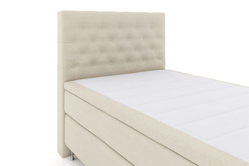 Select No 5 Kontinentalsäng 120x200 Fast Latex - Beige/Silver - Products - Möbler - Säng - Enkelsäng