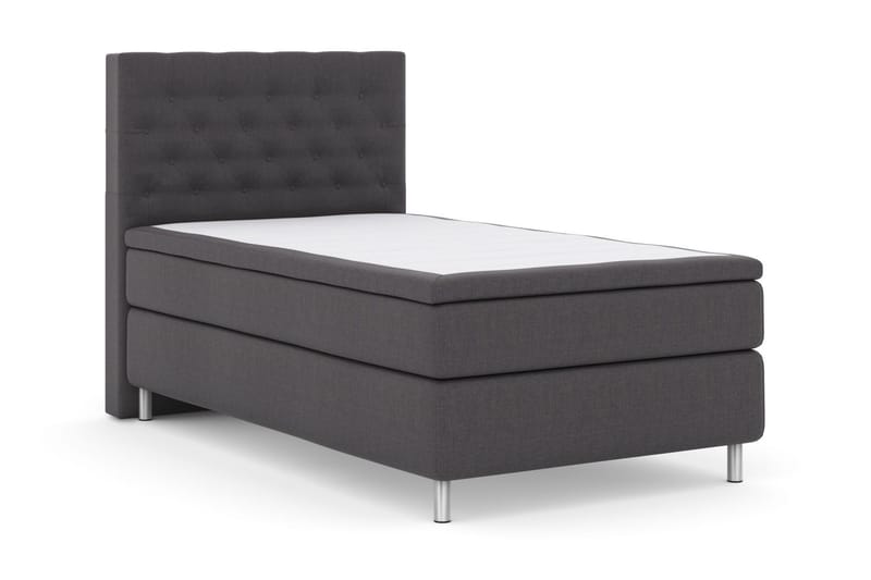 Select No 5 Kontinentalsäng 120x200 Fast Latex - Mörkgrå/Metall - Products - Möbler - Säng - Enkelsäng