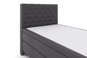 Select No 5 Kontinentalsäng 120x200 Fast Latex - Mörkgrå/Silver - Products - Möbler - Säng - Enkelsäng