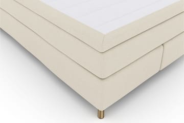 Select No 5 Kontinentalsäng 160x200 Fast/Medium Latex - Beige/Koppar - Products - Möbler - Säng - Kontinentalsäng