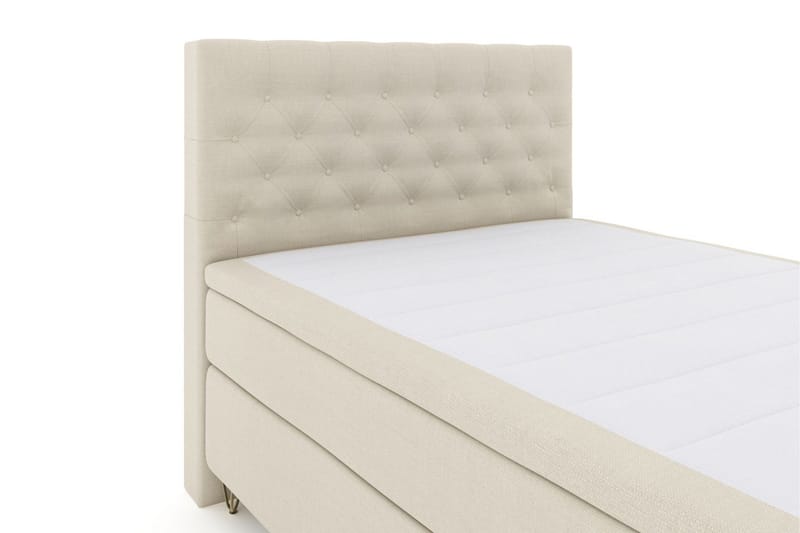 Select No 5 Kontinentalsäng 160x200 Medium Watergel - Beige/Metall V-Form - Products - Möbler - Säng - Kontinentalsäng