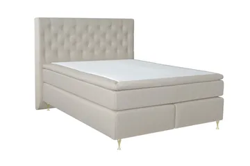 Select No 5 Kontinentalsäng 180x200 Medium Watergel - Beige/Guld - Products - Möbler - Säng - Kontinentalsäng