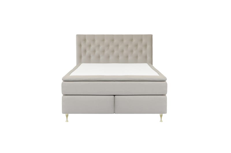 Select No 5 Kontinentalsäng 210x210 Fast/Medium Latex - Beige/Guld - Products - Möbler - Säng - Kontinentalsäng