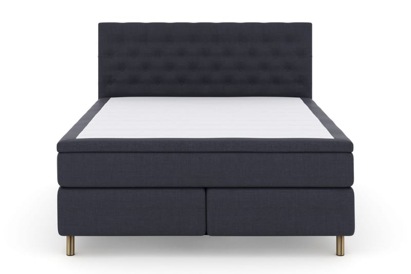 Select No 5 Kontinentalsäng 210x210 Medium Latex, Blå/Koppar