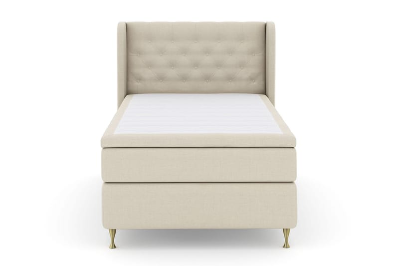 Select No 6 Komplett Sängpaket 120x200 Fast Latex/Memory - Beige/Guld - Products - Möbler - Säng - Enkelsäng