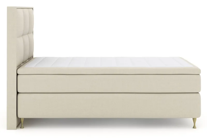 Select No 6 Komplett Sängpaket 120x200 Fast Latex/Memory - Beige/Guld - Products - Möbler - Säng - Enkelsäng
