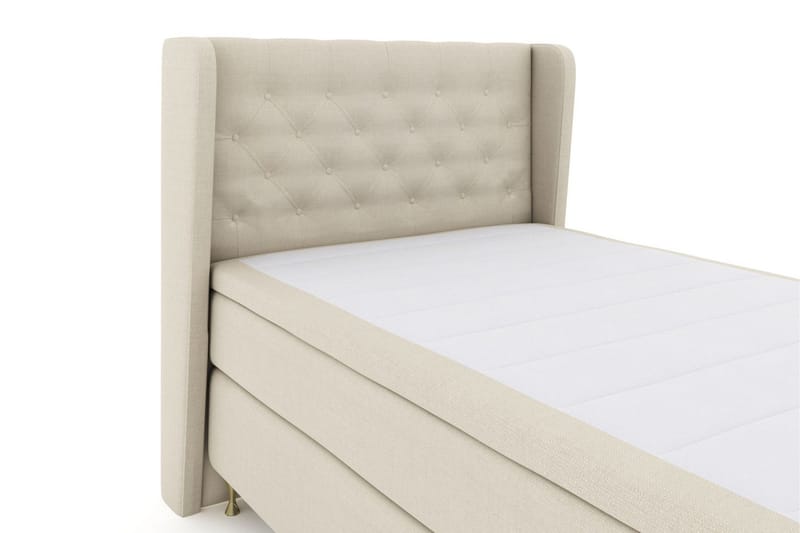 Select No 6 Komplett Sängpaket 120x200 Fast Latex/Memory - Beige/Guld - Products - Möbler - Säng - Enkelsäng