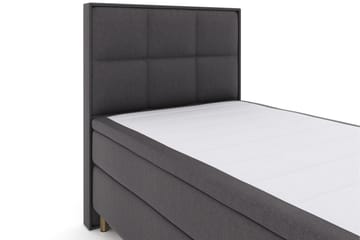 Select No 6 Komplett Sängpaket 120x200 Fast Watergel - Mörkgrå/Koppar - Products - Möbler - Säng - Enkelsäng