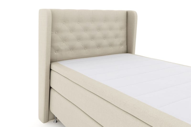 Select No 6 Komplett Sängpaket 120x200 Medium Latex/Memory - Beige/Silver - Products - Möbler - Säng - Enkelsäng