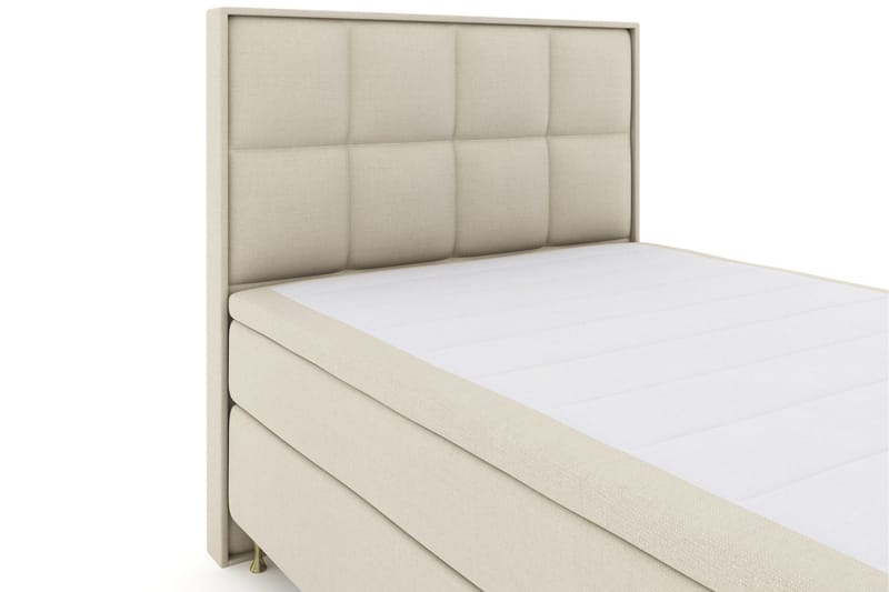Select No 6 Komplett Sängpaket 140x200 Fast Latex/Memory - Beige/Guld - Products - Möbler - Säng - Kontinentalsäng