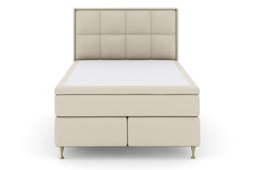 Select No 6 Komplett Sängpaket 140x200 Fast Latex/Memory - Beige/Guld - Products - Möbler - Säng - Kontinentalsäng