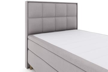 Select No 6 Komplett Sängpaket 140x200 Fast Memory/Pocket - Ljusgrå/Koppar - Products - Möbler - Säng - Kontinentalsäng