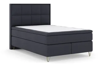 Select No 6 Komplett Sängpaket 140x200 Fast Watergel - Blå/Metall V-form - Products - Möbler - Säng - Kontinentalsäng