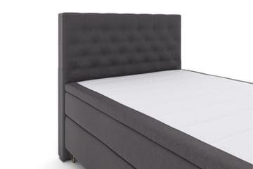 Select No 6 Komplett Sängpaket 140x200 Fast Watergel - Mörkgrå/Metall V-form - Products - Möbler - Säng - Kontinentalsäng