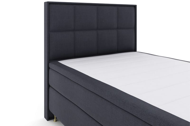 Select No 6 Komplett Sängpaket 140x200 Fast/Medium Watergel - Blå/Guld - Products - Möbler - Säng - Kontinentalsäng