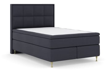 Select No 6 Komplett Sängpaket 140x200 Fast/Medium Watergel - Blå/Guld - Products - Möbler - Säng - Kontinentalsäng
