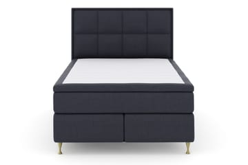Select No 6 Komplett Sängpaket 140x200 Fast/Medium Watergel - Blå/Guld - Products - Möbler - Säng - Kontinentalsäng