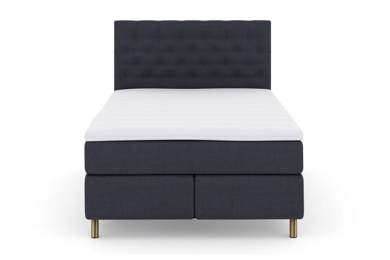 Select No 6 Komplett Sängpaket 140x200 F/M Latex/Memory, Blå/Koppar