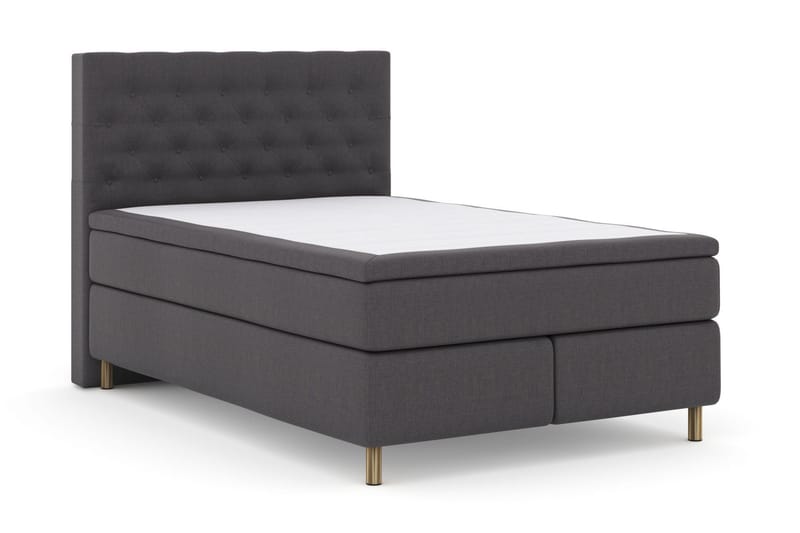 Select No 6 Komplett Sängpaket 140x200 F/M Memory/Pocket - Mörkgrå/Koppar - Products - Möbler - Säng - Kontinentalsäng