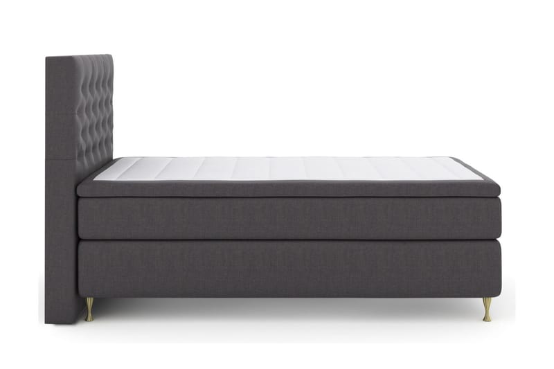 Select No 6 Kontinentalsäng 120x200 Fast Latex/Memory - Mörkgrå - Products - Möbler - Säng - Enkelsäng
