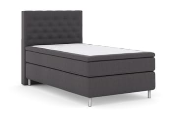 Select No 6 Kontinentalsäng 120x200 Medium Watergel - Mörkgrå/Metall - Products - Möbler - Säng - Enkelsäng
