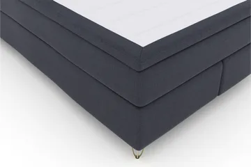 Select No 6 Kontinentalsäng 140x200 Fast/Medium Watergel - Blå/Metall V-Form - Products - Möbler - Säng - Kontinentalsäng