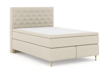Select No 6 Kontinentalsäng 160x200 Medium Latex/Memory - Beige/Guld - Products - Möbler - Säng - Kontinentalsäng
