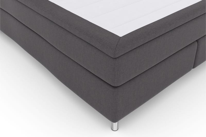 Select No 6 Kontinentalsäng 180x200 Fast Watergel - Mörkgrå/Metall - Products - Möbler - Säng - Kontinentalsäng