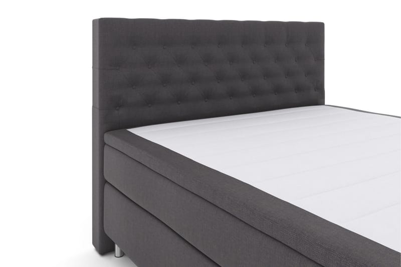 Select No 6 Kontinentalsäng 180x200 Fast Watergel - Mörkgrå/Metall - Products - Möbler - Säng - Kontinentalsäng