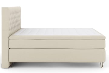 Select No 6 Kontinentalsäng 180x200 Fast/Medium Watergel - Beige/Metall V-Form - Products - Möbler - Säng - Kontinentalsäng