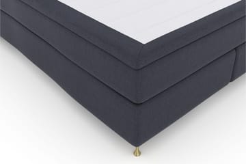 Select No 6 Kontinentalsäng 210x210 Fast Latex/Memory - Blå/Guld - Products - Möbler - Säng - Kontinentalsäng