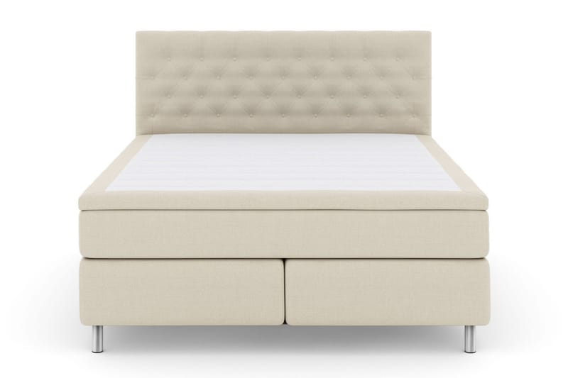 Select No 6 Kontinentalsäng 210x210 Fast Memory/Pocket - Beige/Metall - Products - Möbler - Säng - Kontinentalsäng