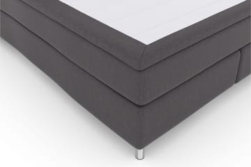 Select No 6 Kontinentalsäng 210x210 Fast/Medium Watergel - Mörkgrå/Metall - Products - Möbler - Säng - Kontinentalsäng