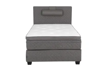 Sundborn Kontinentalsäng 120x200 cm - Grå - Products - Möbler - Säng - Enkelsäng