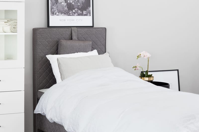 Sundborn Ramsäng 80x200 cm - Grå - Products - Möbler - Säng - Enkelsäng