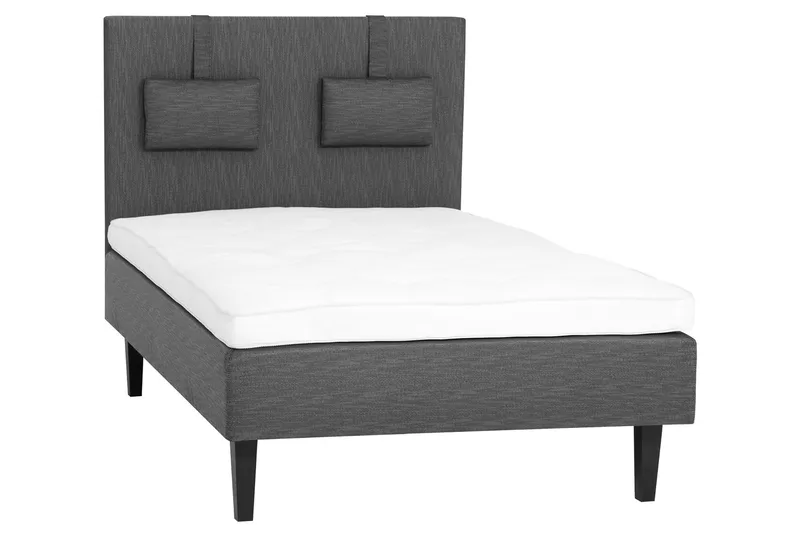 Viken Bas Ramsäng 120x200 - Ancona Grå - Products - Möbler - Säng - Enkelsäng