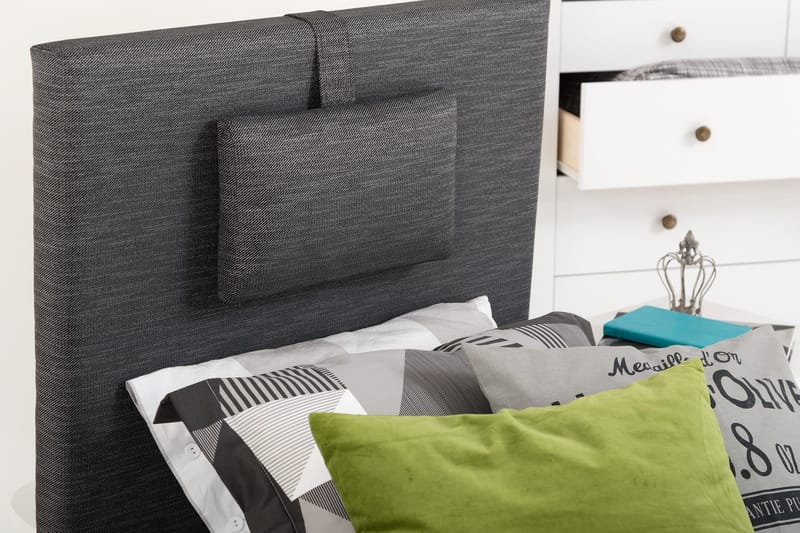 Viken Bas Ramsäng 80x200 Ancona - Ancona Grå - Products - Möbler - Säng - Enkelsäng