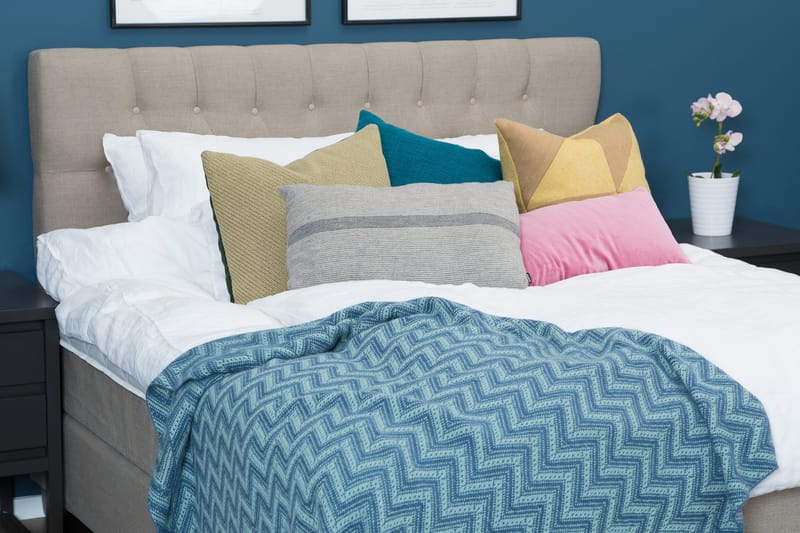 Wynne Kontinentalsäng 160x200Linoso - Beige - Products - Möbler - Säng - Kontinentalsäng