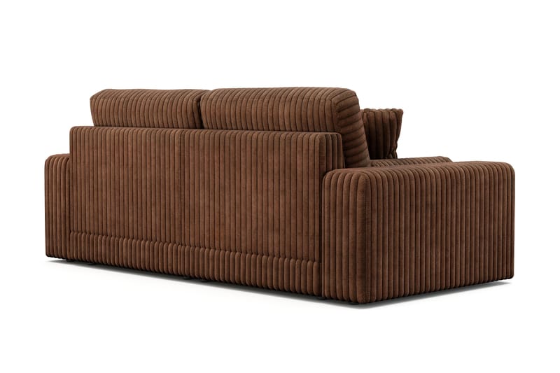 Arken Lyx 3-sits Djup Soffa i Manchester - Mörkbrun - Products - Möbler - Soffa - 3 sits soffa