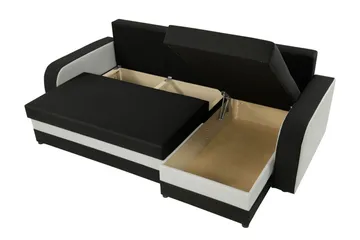 Alvared 3-sits Hörnbäddsoffa Universal - Beige/Brun - Products - Möbler - Soffa - Bäddsoffa - Bäddsoffa divan